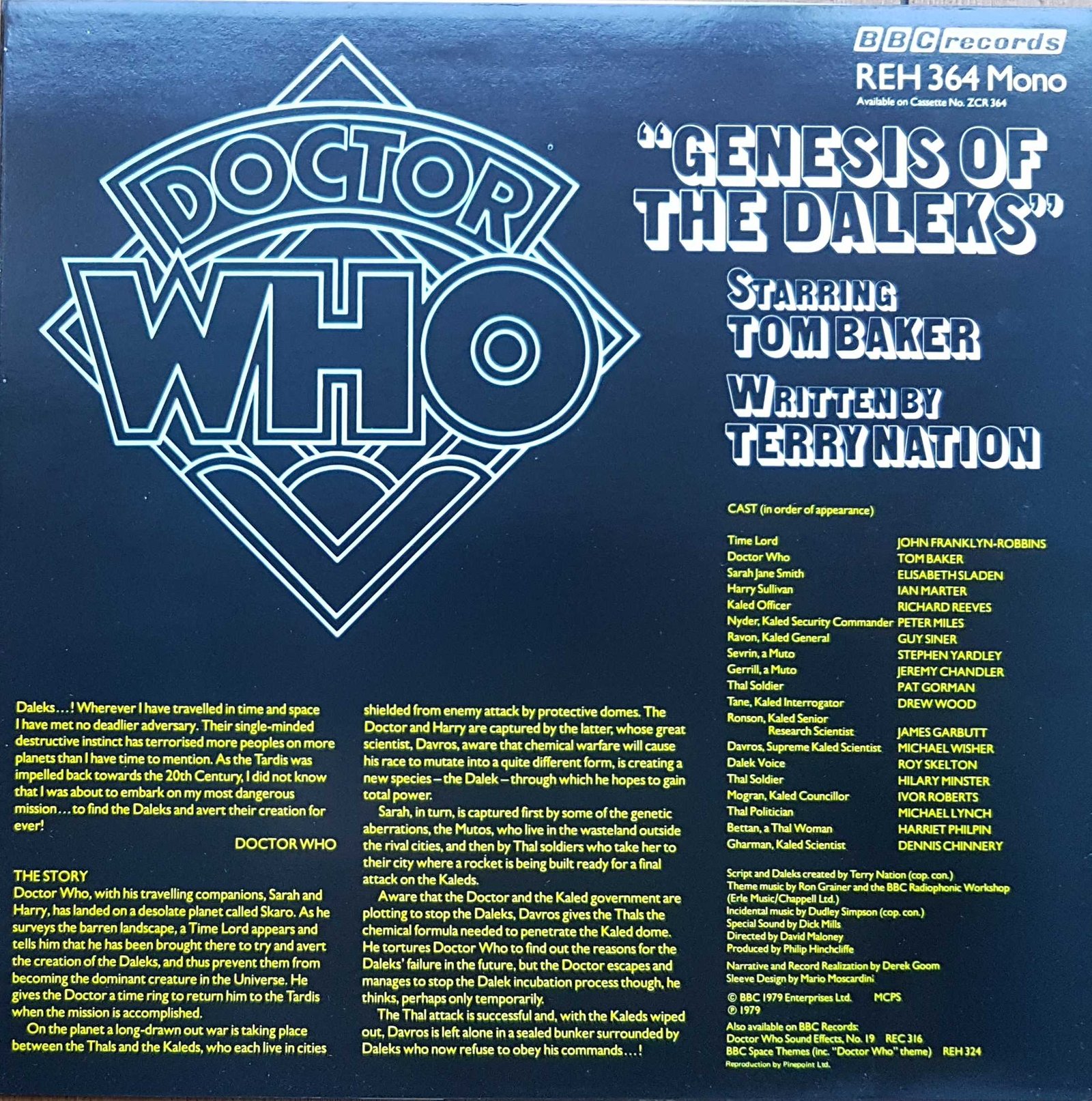 Back cover of REH 364